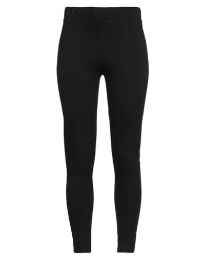 Freddy Woman Leggings Black Size L Cotton, Elastane