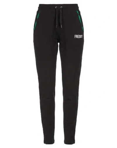 Freddy Woman Pants Black Size Xs Cotton, Elastane