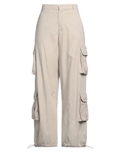 Freddy Woman Pants Light Grey Size L Cotton