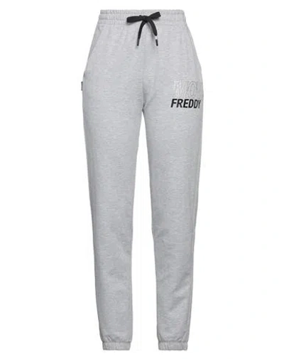 Freddy Woman Pants Light Grey Size S Cotton, Polyester, Elastane