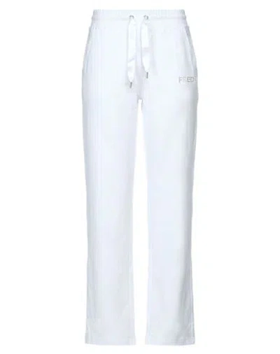 Freddy Woman Pants White Size Xs Modal, Cotton, Elastane