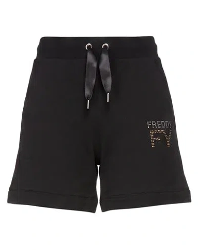 Freddy Woman Shorts & Bermuda Shorts Black Size Xs Modal, Cotton, Elastane