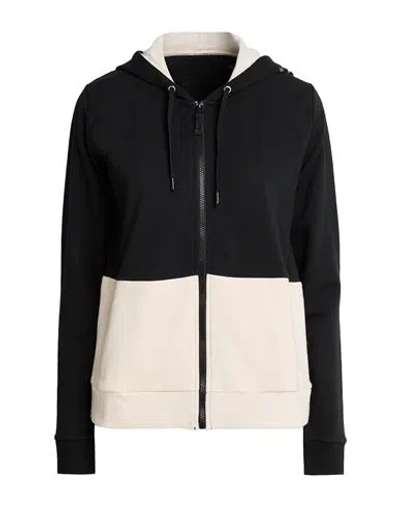 Freddy Woman Sweatshirt Black Size M Cotton, Elastane