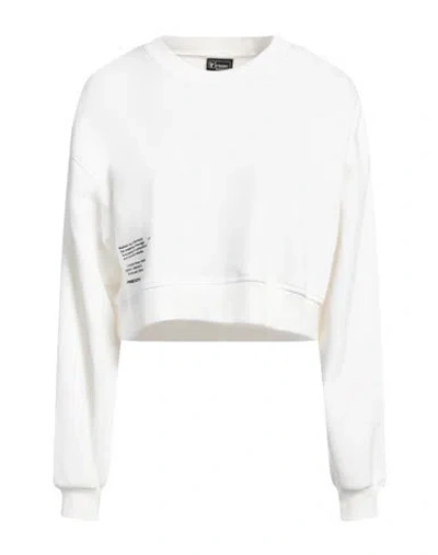 Freddy Woman Sweatshirt White Size M Cotton, Polyester
