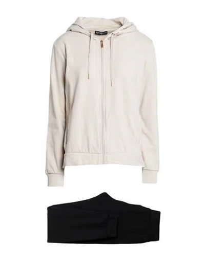 Freddy Woman Tracksuit Beige Size Xl Cotton, Elastane In Multi