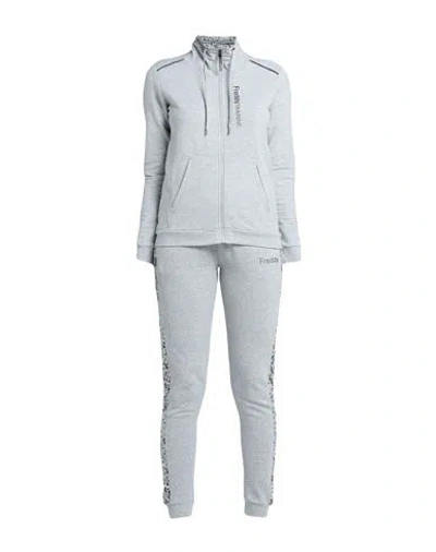 Freddy Woman Tracksuit Grey Size M Cotton, Viscose, Elastane