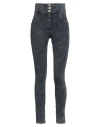 Freddy Wr.up® Freddy Wr. Up Woman Pants Charcoal Size Xs Organic Cotton, Recycled Elastane, Recycled Metal In Grey