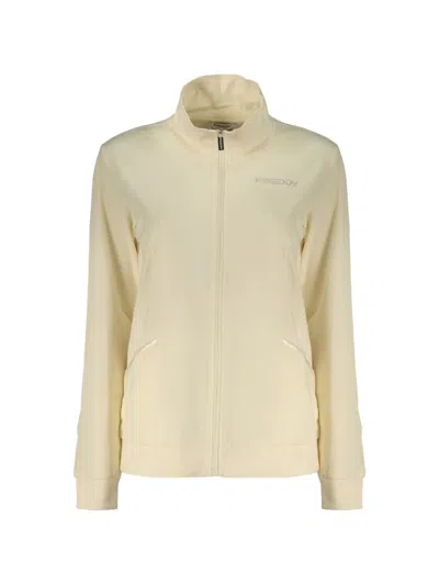 Freddy Zip-up Cotton Sweatshirt In Neutral