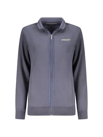 Freddy Zip-up Sweatshirt In Blue