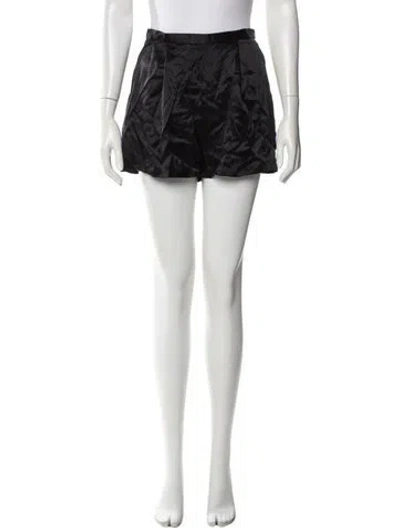 Pre-owned Frederick Anderson Printed Mini Shorts In Black