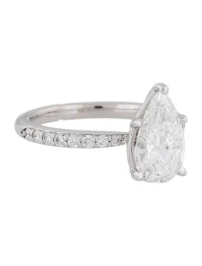 Pre-owned Frederick Goldman 14k 2.13ct Lab-grown Diamond Engagement Ring In Multi