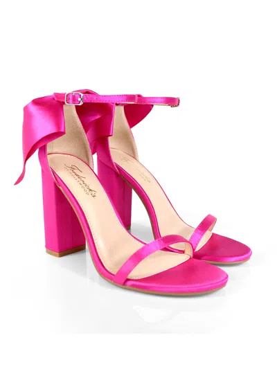 Frederick's Of Hollywood Athena Bow Pump In Pink