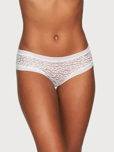 Frederick's Of Hollywood Demi Leopard Spot Mesh Hipster In Multi