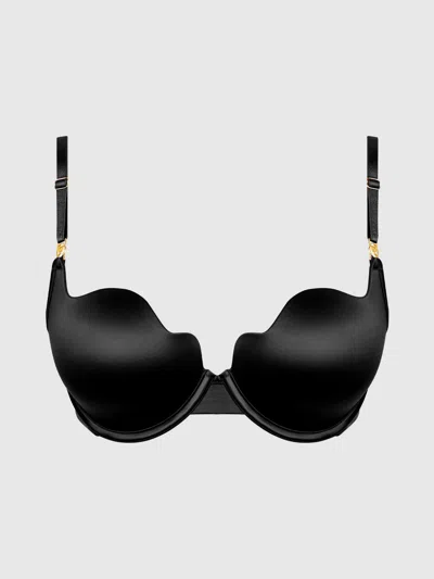 Frederick's Of Hollywood Director's Cut Lightly Lined T-shirt Bra In Black