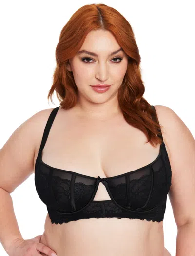 Frederick's Of Hollywood Drew Underwire Bra In Black