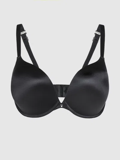 Frederick's Of Hollywood Hollywood Heartthrob Push Up Bra In Black