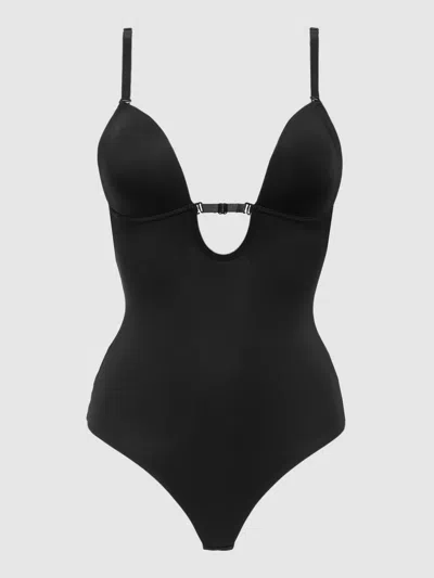 Frederick's Of Hollywood Hollywood Shape Bodysuit In Black