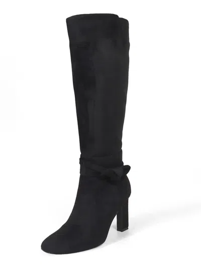 Frederick's Of Hollywood Janeth Ankle Heel Boots In Black