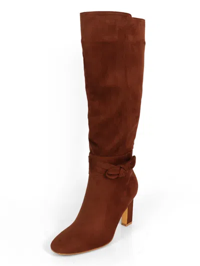 Frederick's Of Hollywood Janeth Ankle Heel Boots In Brown