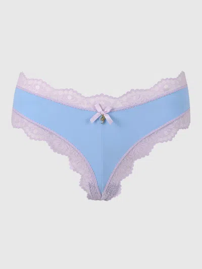 Frederick's Of Hollywood Jenna Micro G-string In Blue