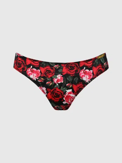Frederick's Of Hollywood Lexi Liquid Satin Hipster In Multi