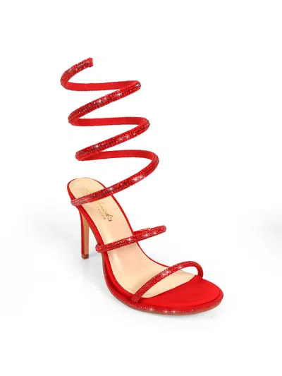 Frederick's Of Hollywood Lexia Rhinestone Heel In Multi