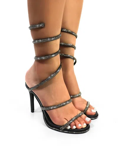 Frederick's Of Hollywood Lexia Rhinestone Heel In Multi