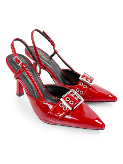 Frederick's Of Hollywood Liya Slingback In Brown