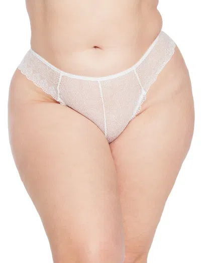 Frederick's Of Hollywood Mariana Lace Thong In White
