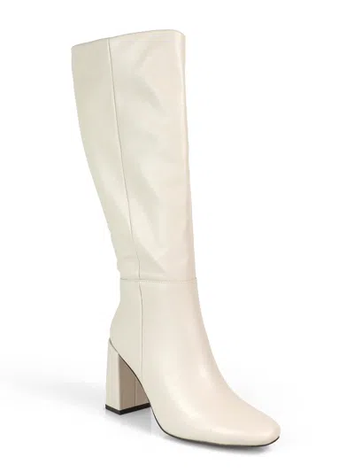Frederick's Of Hollywood Paola Knee High Boots In Brown