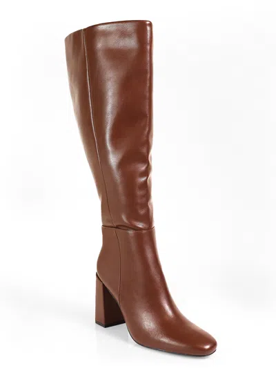 Frederick's Of Hollywood Paola Knee High Boots In Brown