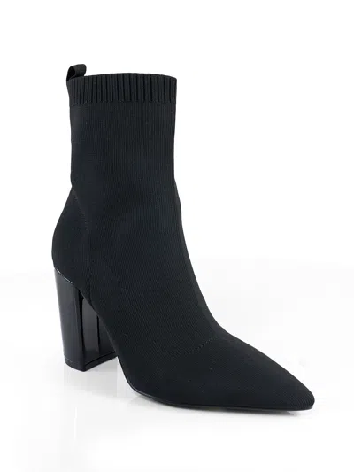 Frederick's Of Hollywood Patty Heeled Ankle Boots In Black
