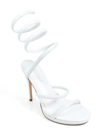 Frederick's Of Hollywood Sabine Round Toe Heel In White