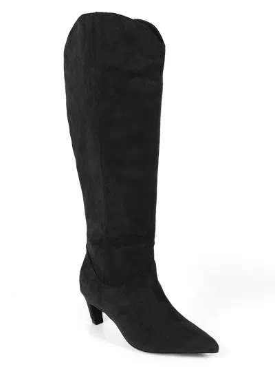 Frederick's Of Hollywood Shirley Cowboy Boots In Black