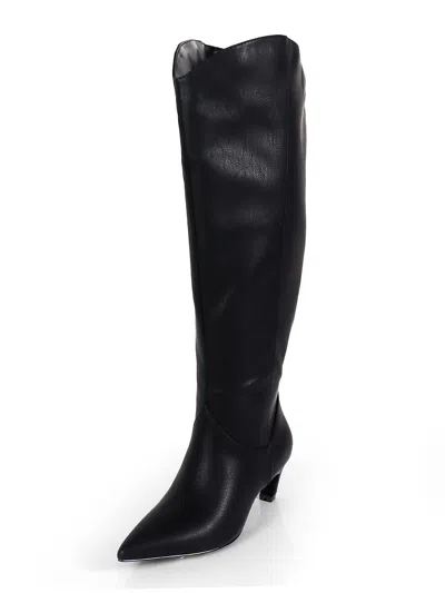 Frederick's Of Hollywood Shirley Cowboy Boots In Black