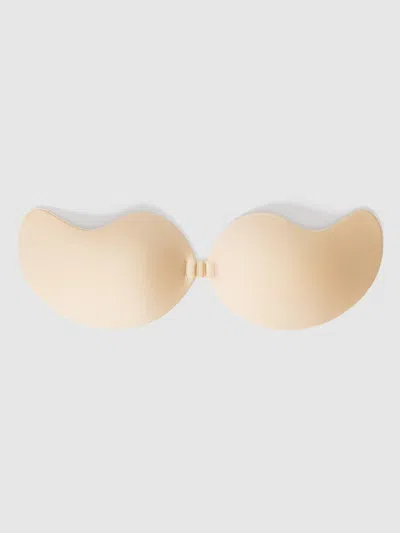 Frederick's Of Hollywood Snap Together Adhesive Bra In Brown