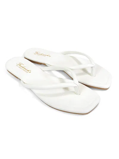 Frederick's Of Hollywood Tallulah Thong Flat Sandal In Multi