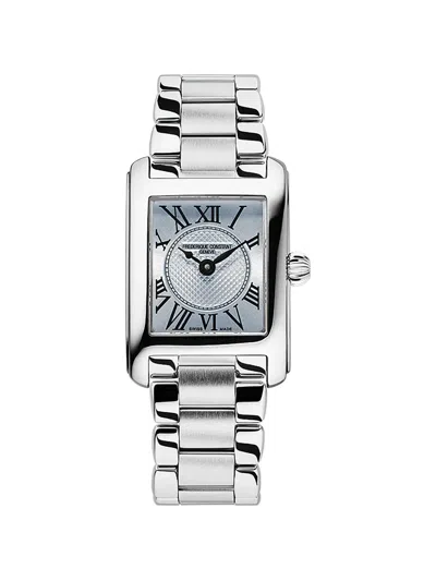 Frederique Constant Carrée 30mm Watch In Silver