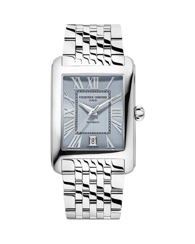 Frederique Constant Carree Watch, 30mm X 42mm In Metallic