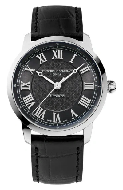 Frederique Constant Classics Premiere Watch, 39mm In Black