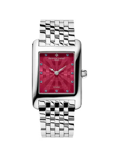 Frederique Constant Classics Carree Felipao 36mm Watch In Metallic
