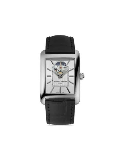 Frederique Constant Classics Carrée Heart Beat Automatic 42.30mm In Silver