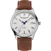 Frederique Constant Classics Index Watch, 40mm In Silverone