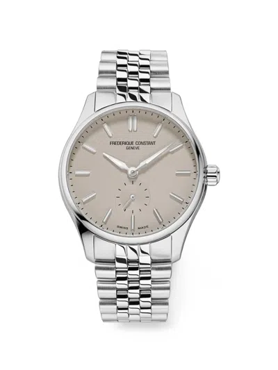 Frederique Constant Classics Index Small Seconds 39mm Watch In Transparent
