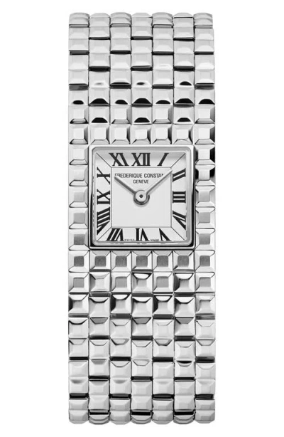 Frederique Constant Classics Manchette Bracelet Watch, 20mm X 25.7mm In Metallic