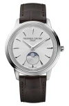 Frederique Constant Moneta Moonphase Watch, 37mm