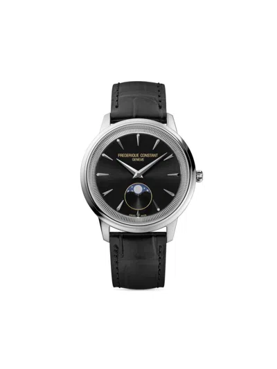 Frederique Constant Classics Moneta Moonphase 37mm In Black