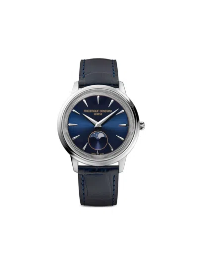 Frederique Constant Classics Moneta Moonphase 37mm In Blue