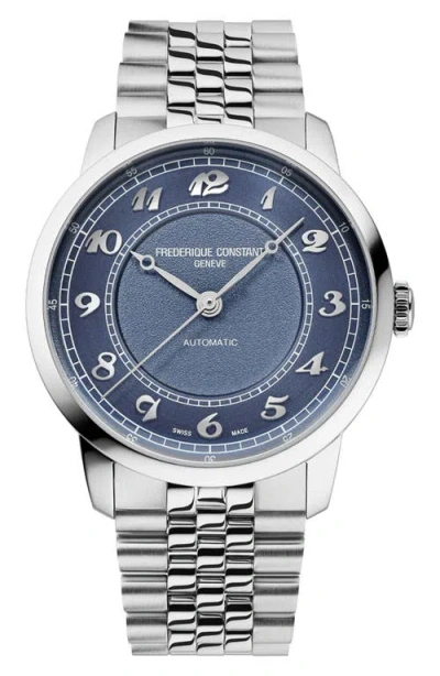 Frederique Constant Classics Premiere Automatic Bracelet Watch, 38.5mm In Neutral