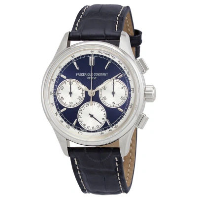 Frederique Constant Flyback Chronograph Automatic Men's Watch Fc-760ns4h6 In Blue